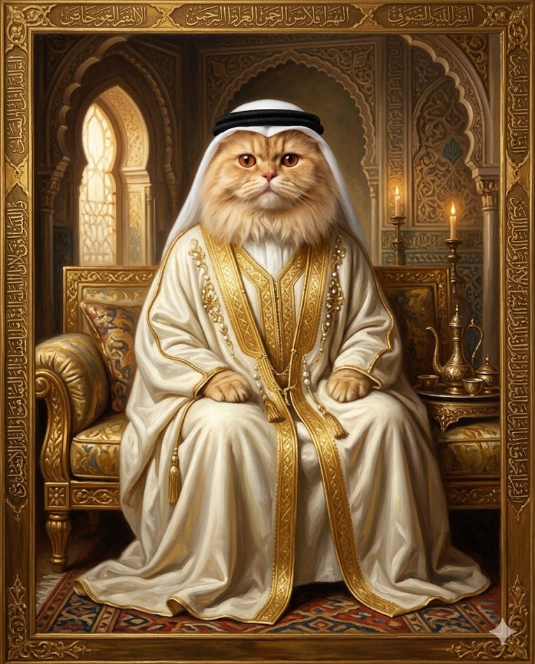 Arabian Noble Pet Oil Painting